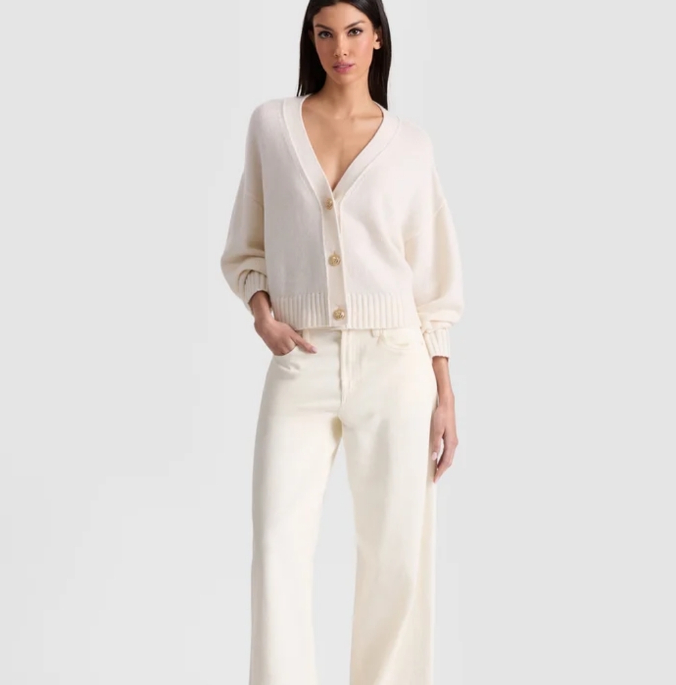 Alice + Olivia Atticus Cashmere Cardigan View 2
